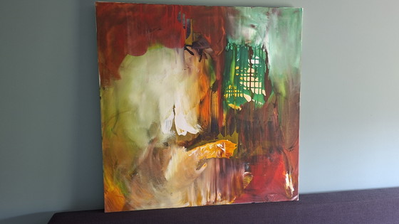 Henrik Krogsholm – Original abstract acrylic on canvas – 80 x 80 cm – 2014 – Paintings & Drawings (photo 5 of 5)