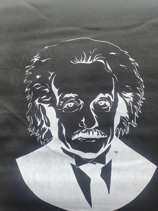 Een Unieke Wanddecoratie of Meditatiebanner met een Levensbeschouwelijke Uitspraak