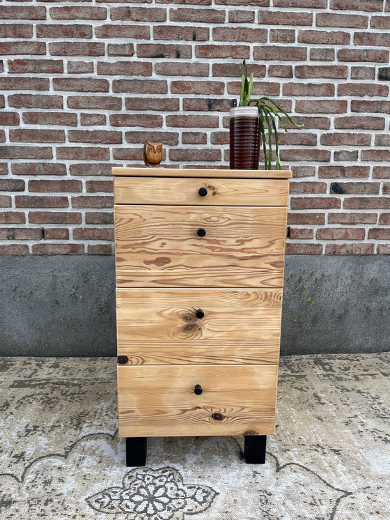 Image 1 of Cassettiera vintage scandinava con 4 cassetti