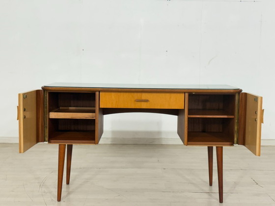 Image 1 of Bureau/Coiffeuse/Table vintage style années 50