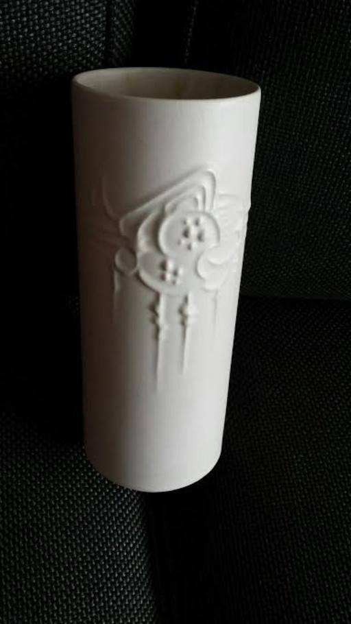 Vintage vase plate Gouda Flora