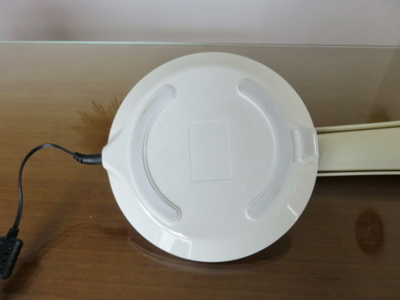 Image 1 of Lampe de bureau design en polycarbonate blanc et noir