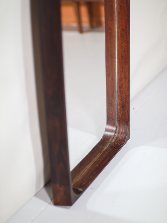 Image 1 of Mirror Niels Clausen Rosewood Danish Vintage