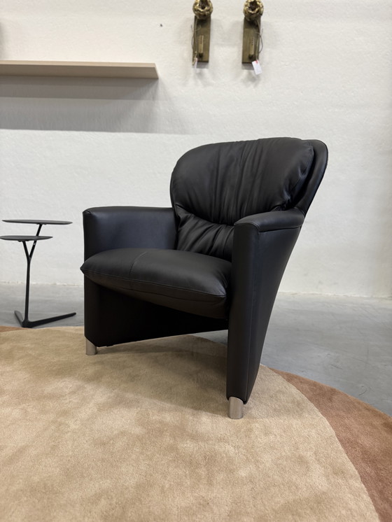 Image 1 of 2 Leolux Excalibur fauteuils zwart leer