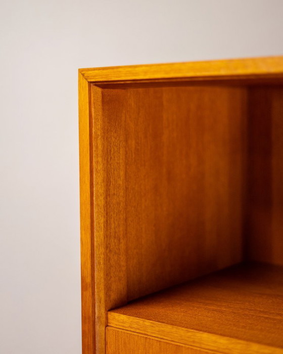 Image 1 of Mobiletto scrittoio in teak e acciaio cromato di Franz Meyer Möbel, Germania, anni '60