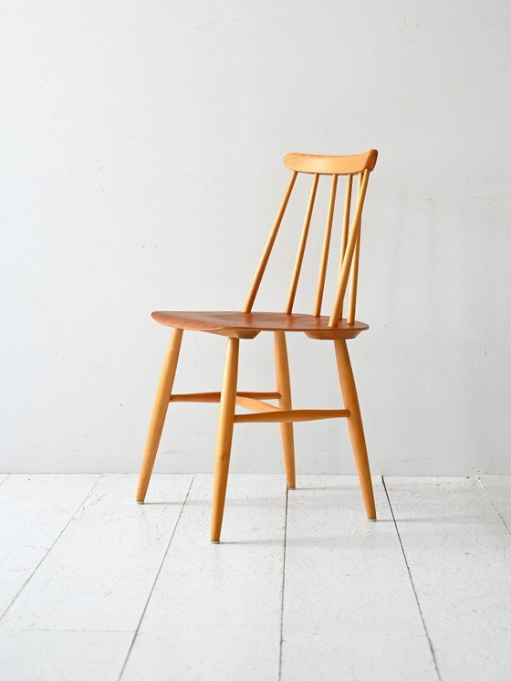 Image 1 of Set di 4 sedie Fanett di Tapiovaara, Edsbyverken 1962