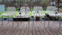 Chaise design italienne pour salon-bureau-terrasse. Neuve!