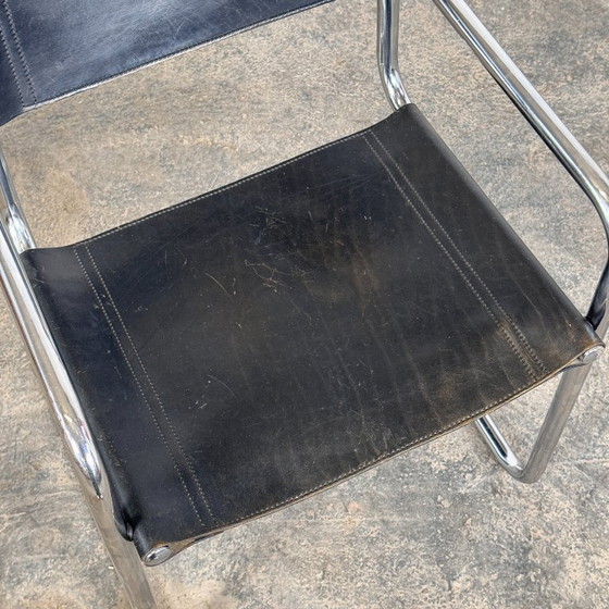 Image 1 of Chaise tubulaire MG5 de style Marcel Breuer, années 1970 – Style Bauhaus