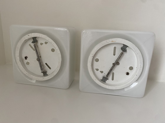 Image 1 of 2x Grand plafonnier/applique murale vintage allemand des années 1970/80