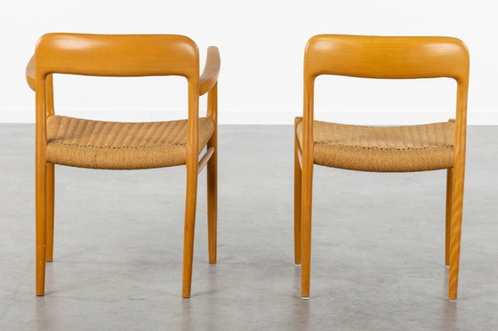 Image 1 of Satz von 8 Stühlen Niels Moller für Mollers Mobelfabrik