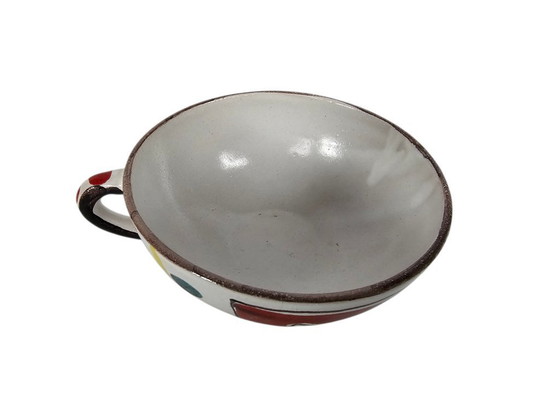 Image 1 of Ceramica De Simone - tazza dipinta a mano - ceramica - Palermo - anni '60