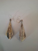 Tibetan earrings in solid silver