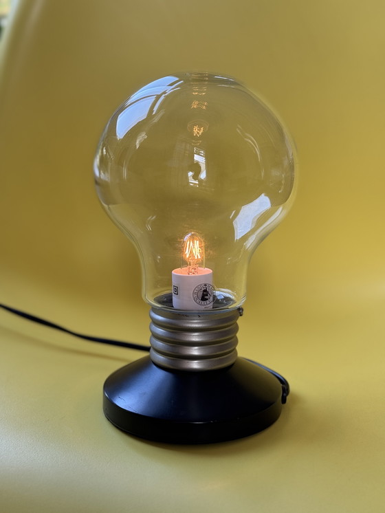 Image 1 of Vintage IKEA Blinda tafellamp glazen ‘bulb’ designlamp 2000s
