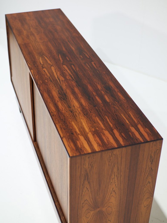 Buffet bas en palissandre vintage danois années 60, Bois, Marron, Mid Century Modern (photo 13 sur 15)