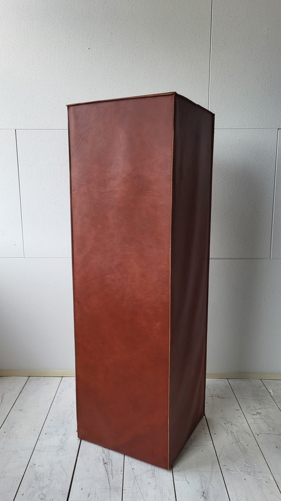 Image 1 of Gallery Column Pedestal Leather