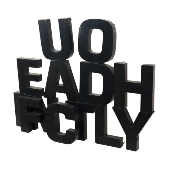 Image 1 of Grote Metalen Letters