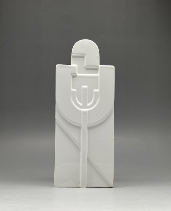 Image 1 of Postmodern GEO-ART vase “Aquarius” (Aquarius) – Attrib. Adolf Stepan – 1980s