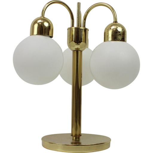 Mid-century brass table lamp by Kamenicky Senov, 1960s