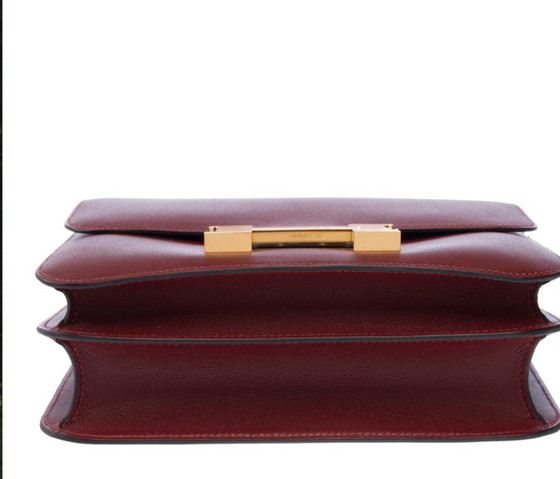 Image 1 of Borsa HERMES Constance en Cuir Rouge - 103287
