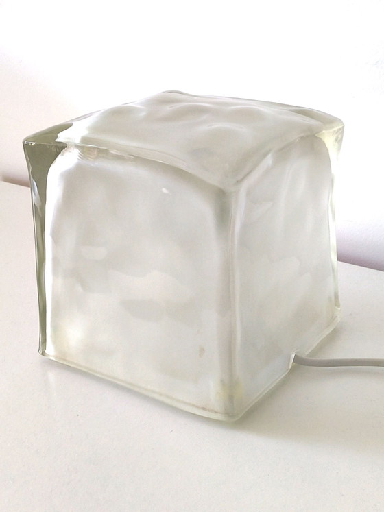 Image 1 of IKEA Iviken ijsblok tafellamp – vintage jaren '90