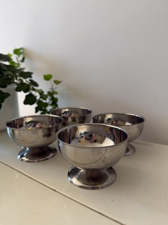 Image 1 of Set van 4 vintage Chrome coupes