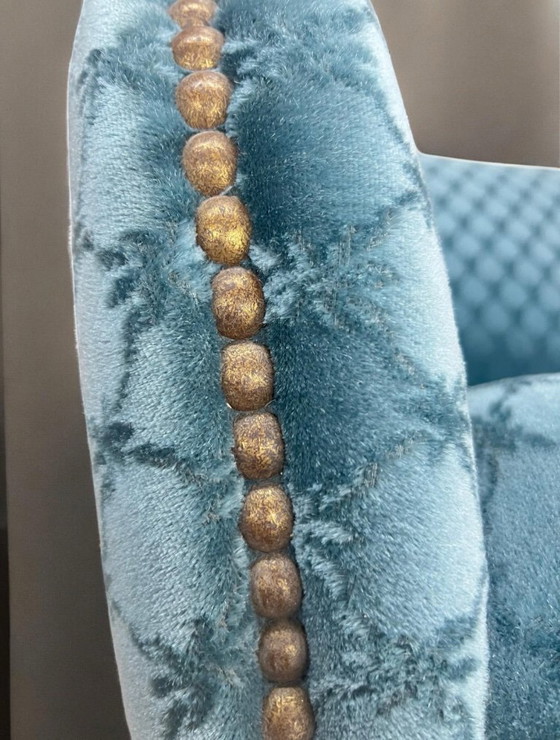 Image 1 of Vintage fauteuil van Schlingmann Wertmöbel, Mid Century-stijl, ongebruikt, uitstekende staat, hoogwaardig vakmanschap, met label