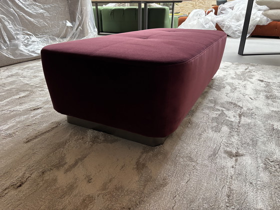Image 1 of Minotti Jacques Ottoman Füllfederhalter, G Hunt Samt, 38 x 70 x 145 cm