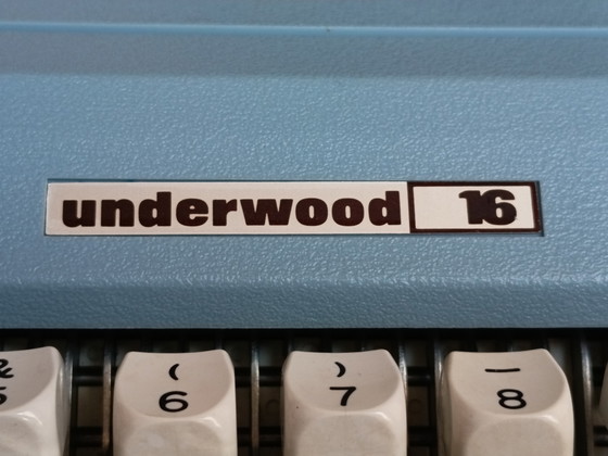 Image 1 of Restored Underwood 16 (1977) typewriter – a rare example