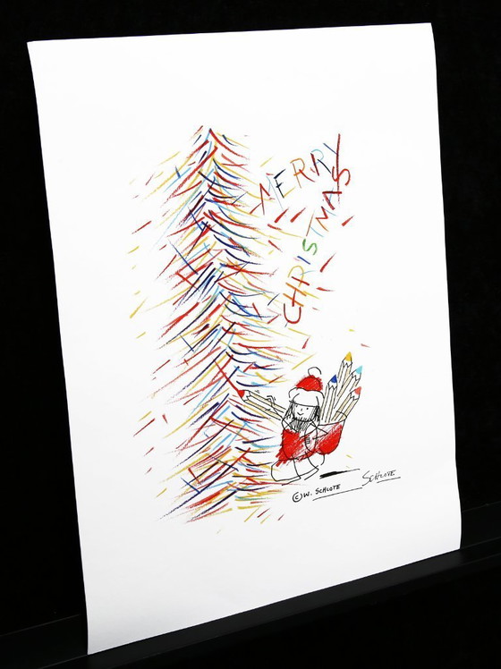 Image 1 of NATALE: Schlote, Wilhelm - Buon Natale - Giclée / Hahnemühle