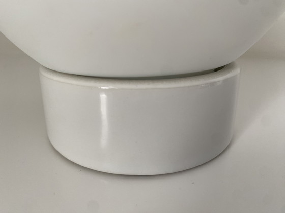 Image 1 of Ifö Elektrische Klassische Kugelkugellampe - Porzellan-Deckenleuchte im Bauhaus-Stil.