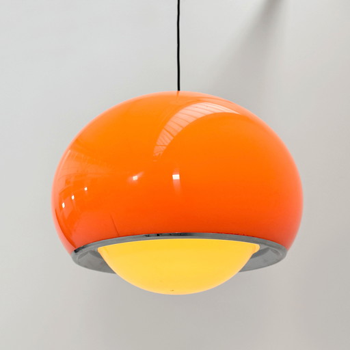 Orange Bud Pendant Lamp by Studio 6G for Guzzini, 1970s