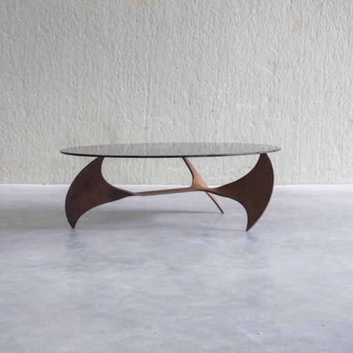 Propeller Ovaler Couchtisch von Knut Hesterberg für Ronald Schmitt
