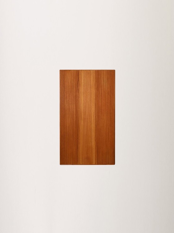 Image 1 of Scrivania vintage scandinava in teak con piano ribaltabile