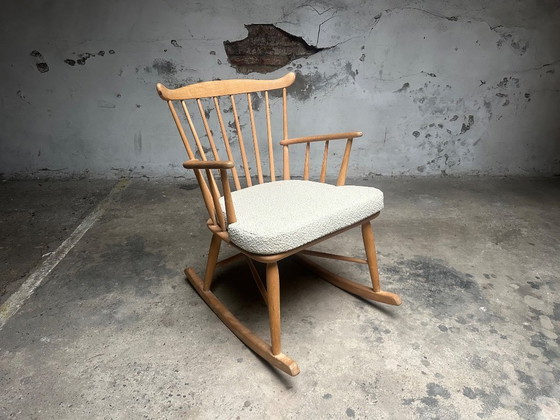 Image 1 of Vintage Børge Mogensen Rocking Chair – Scandinavian Design