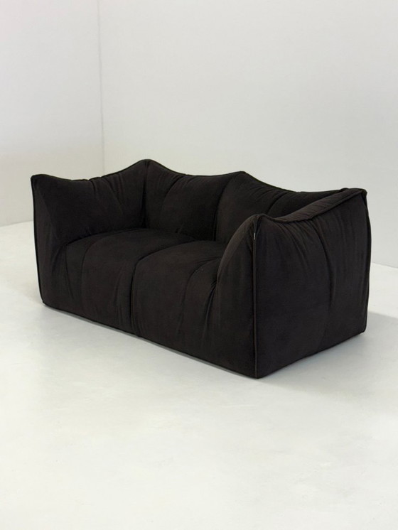 Image 1 of Vintage Bambole sofa in dark brown by Mario Bellini for B&B Italia