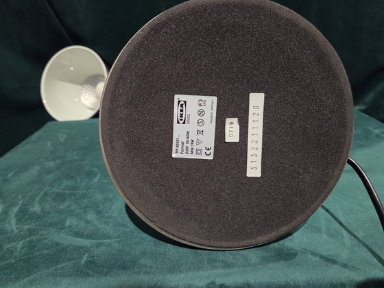 Image 1 of IKEA Metalen Bureaulamp – Mat Zilver – Verstelbare Arm – Tijdloos Design