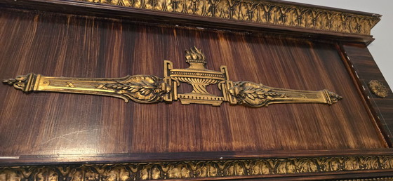 Image 1 of Cassettiera e specchio in stile Impero