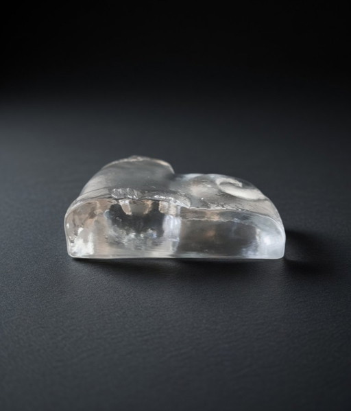 Vintage Lisa Larson Cat – Royal Krona Sweden Crystal 1970s (11 cm)