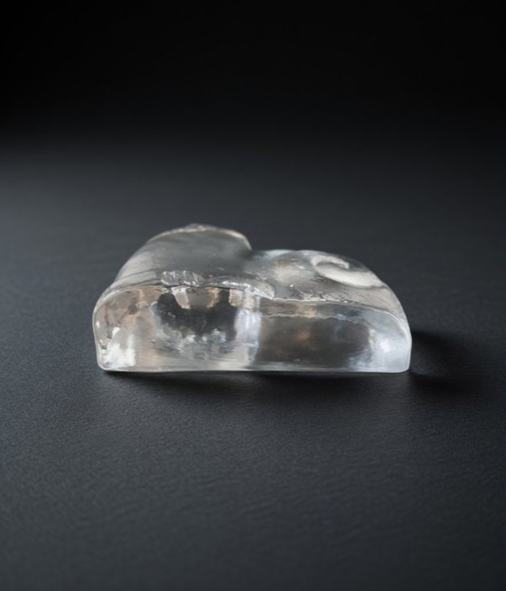 Image 1 of Vintage Lisa Larson Cat – Royal Krona Sweden Crystal 1970s (11 cm)