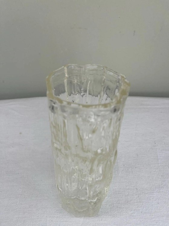 Vase cascade en verre – Crystal, Glass, Mid Century Modern (photo 3 of 8)