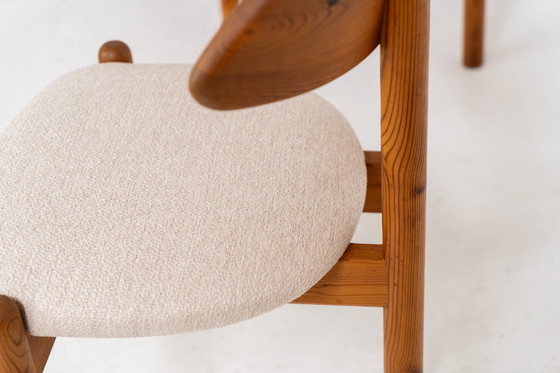 Image 1 of Satz von 4 Stühlen aus Kiefernholz von Vamdrup Stolefabrik (Dänemark, 1970er Jahre).