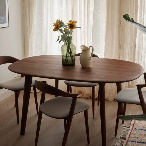 Tavolo Artisan Luc - Noce scuro