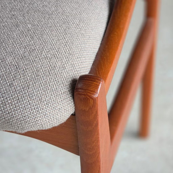 4 Vestervig Eriksen, vintage 1960s Danish dining chairs, Eriksen (Vestervig), Chairs and lounge chairs, Wool (photo 14 of 15)