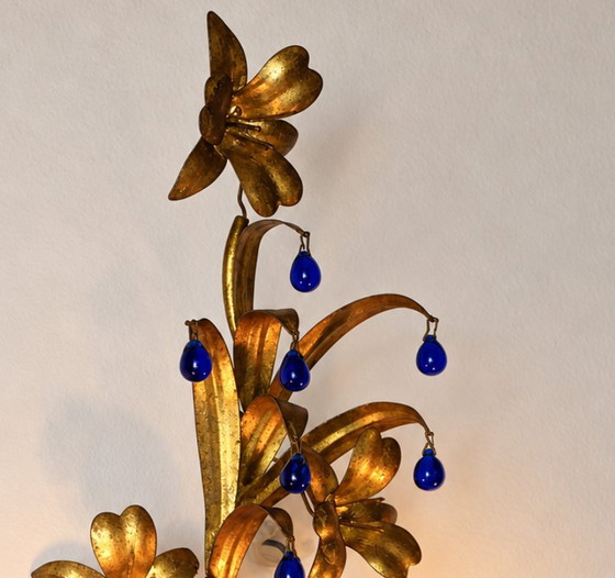Set of two Italian wall chandeliers – Gold, Metal (photo 5 of 5)