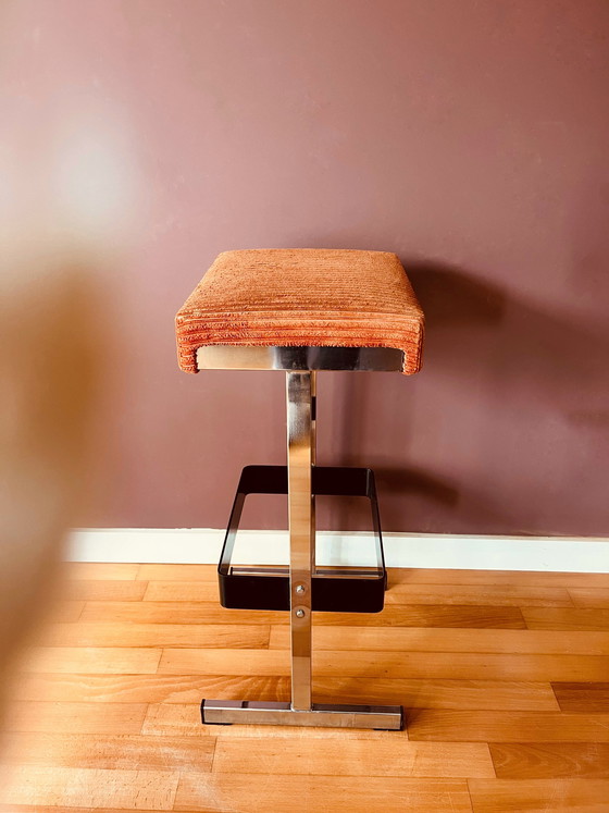 Image 1 of Ensemble de tabourets design années 70