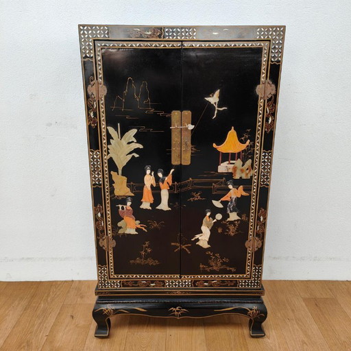 Vintage Chinese bruidskast servieskast buffetkast Chinoise