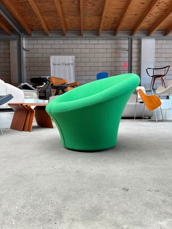 Sillón Artifort Mushroom verde oscuro – Sillones, Textile, Wood (photo 5 of 10)