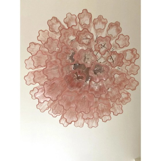 Image 1 of Lustre design Tronchi en verre de Murano rose