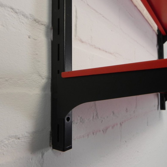 Image 1 of Tomado Holland wall rack - A. Dekker orange black, 1970s