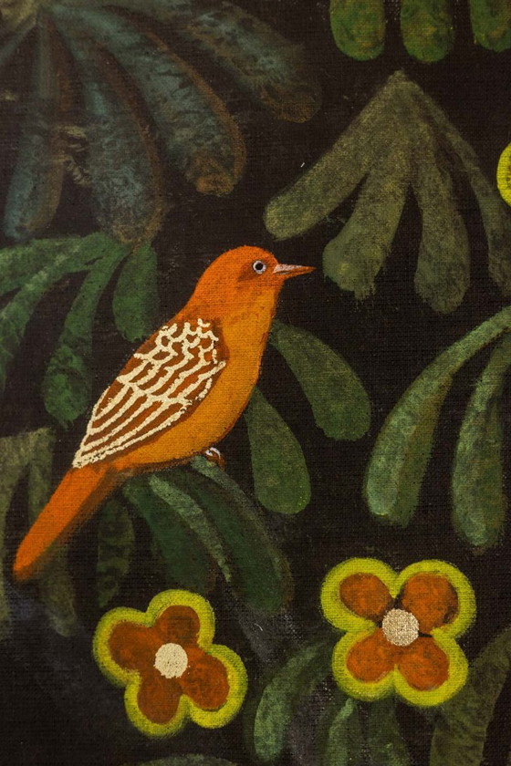 Image 1 of Groot acrylschilderij op linnen canvas. Hedendaags werk.